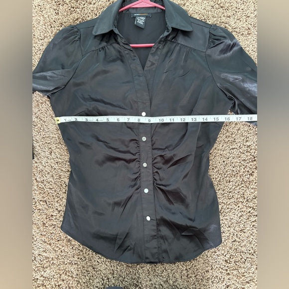 EUC Silky Snap Button Shirt - Picture 5 of 8